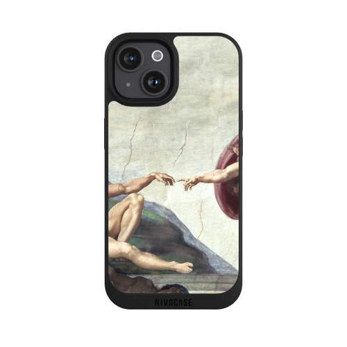 Apple iPhone 15 NIVOpure La Création d'Adam-Michel-Ange (Buonarroti)