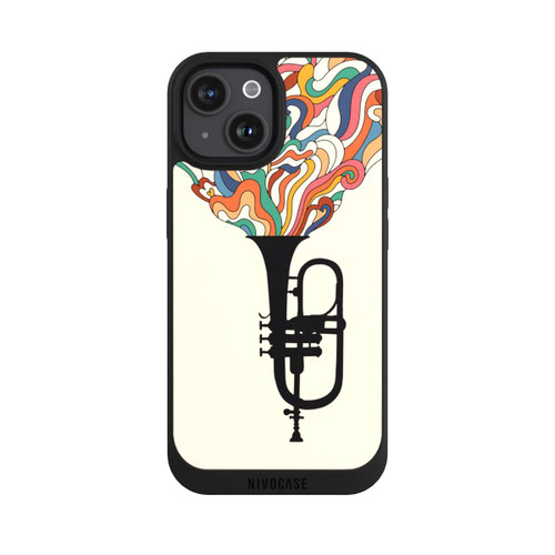 Apple iPhone 15 NIVOpure Flügelhorn Jazz bunt