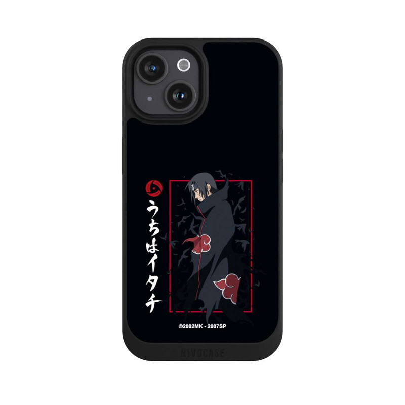 iPhone 15 NIVOpure Itachi Krähen Schwarz