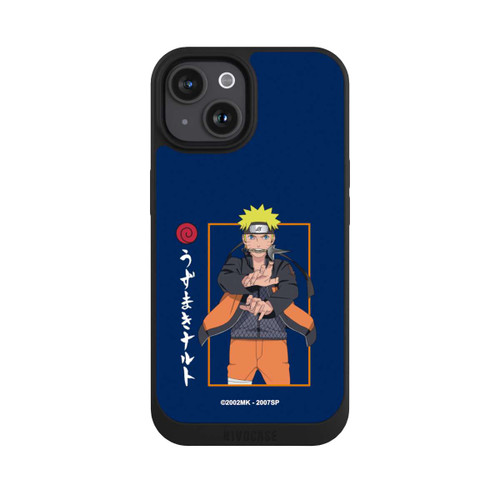 Apple iPhone 15 NIVOpure Naruto Kampfposition Blau