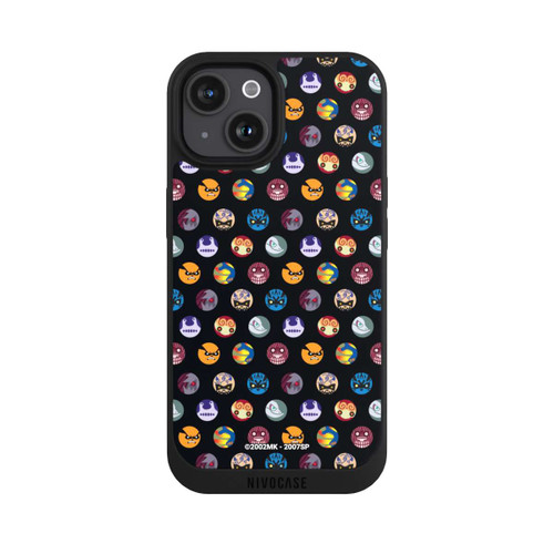 Apple iPhone 15 NIVOpure Bijuu Muster Schwarz