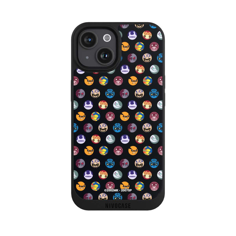 iPhone 15 NIVOpure Bijuu Muster Schwarz