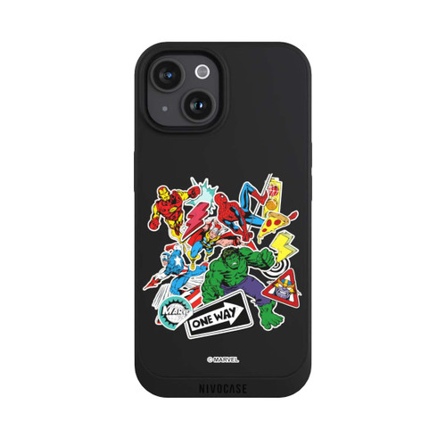 Apple iPhone 15 NIVOpure Capitan American Shield Transparent