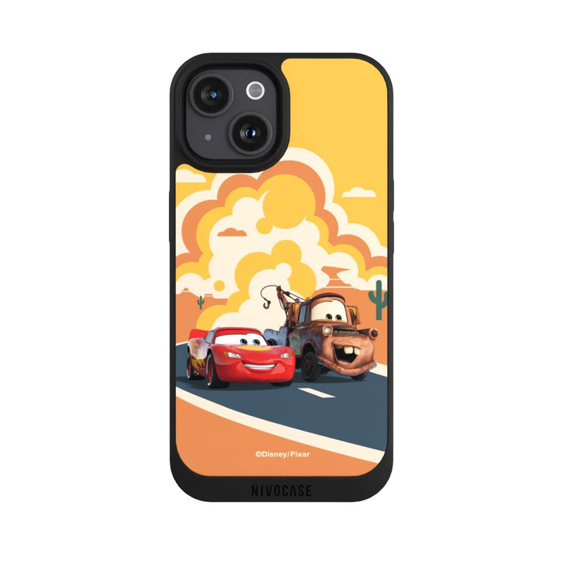 iPhone 15 NIVOpure Disney Cars Lightning McQueen Und Hook on the Road