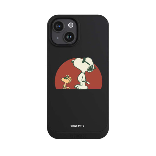 Apple iPhone 15 NIVOpure Snoopy Woodstock Far Out transparent