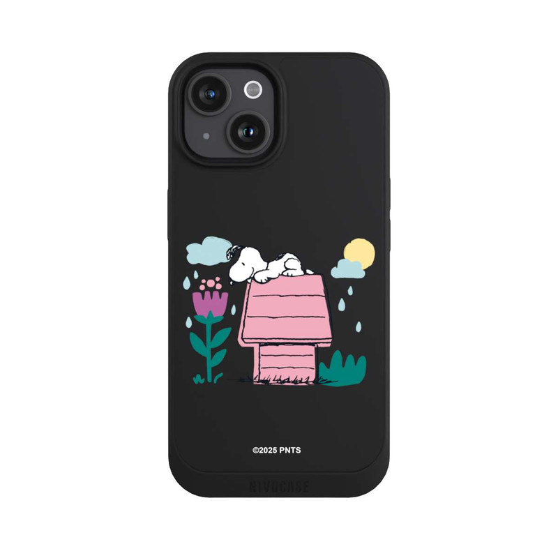 iPhone 15 NIVOpure Snoopy Chenil Printemps transparent