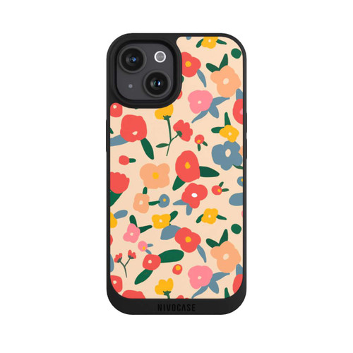 Apple iPhone 15 NIVOpure Retro Bold Scandi Flowers