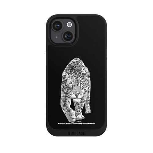 Apple iPhone 15 NIVOpure Leopard Schwarz