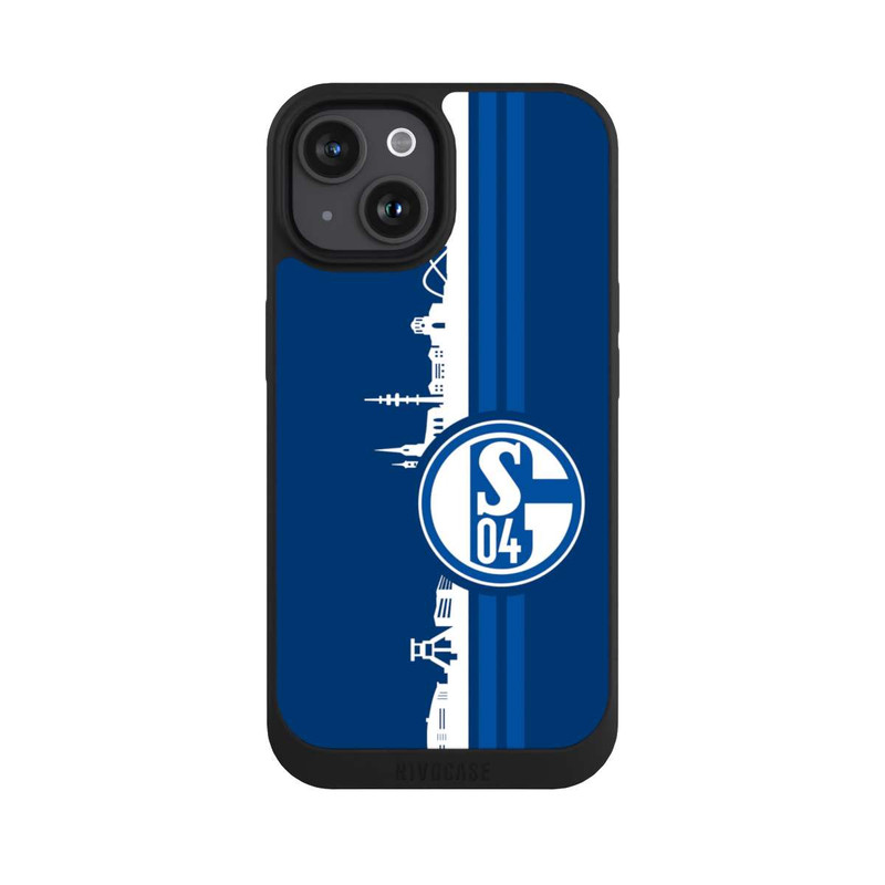 iPhone 15 NIVOpure Schalke 04 Skyline Blau