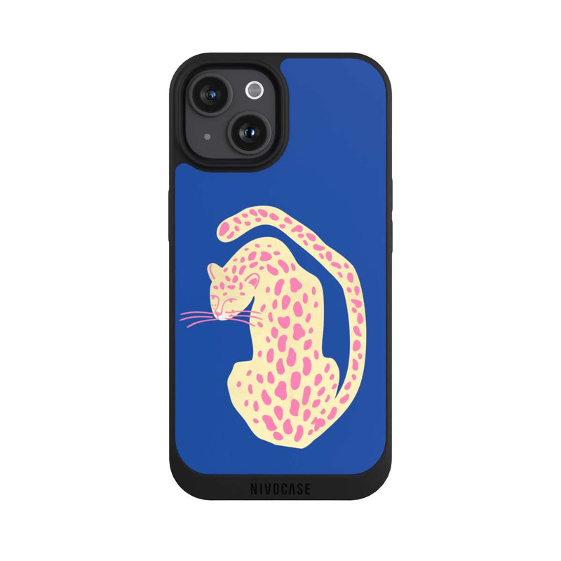 iPhone 15 NIVOpure Blue Pink Cat