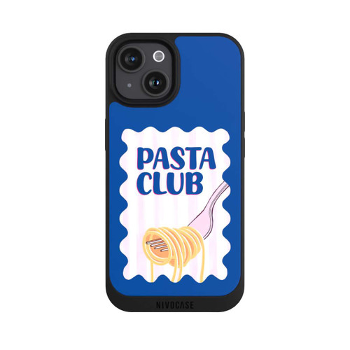 Apple iPhone 15 NIVOpure Pasta Club in Blue and Pink