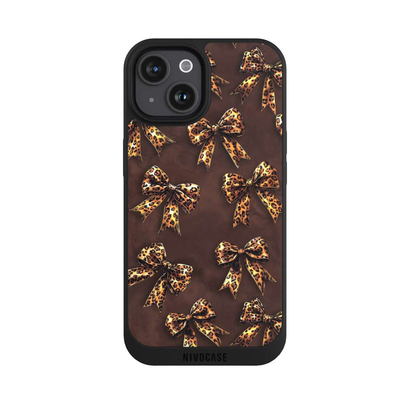 iPhone 15 NIVOpure Bows Wild Cheetah