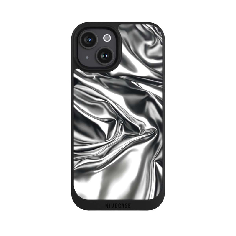 iPhone 15 NIVOpure Shiny Chrome Silver