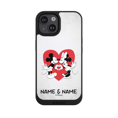Apple iPhone 15 NIVOpure Minnie und Micky Personalisierbar
