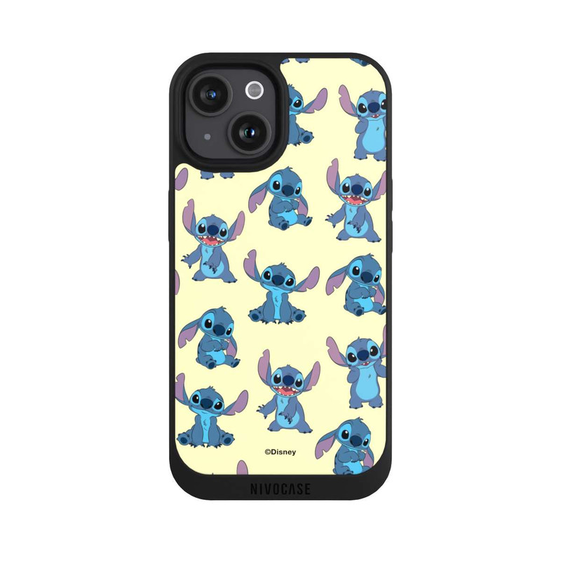 iPhone 15 NIVOpure Stitch Faces Pattern