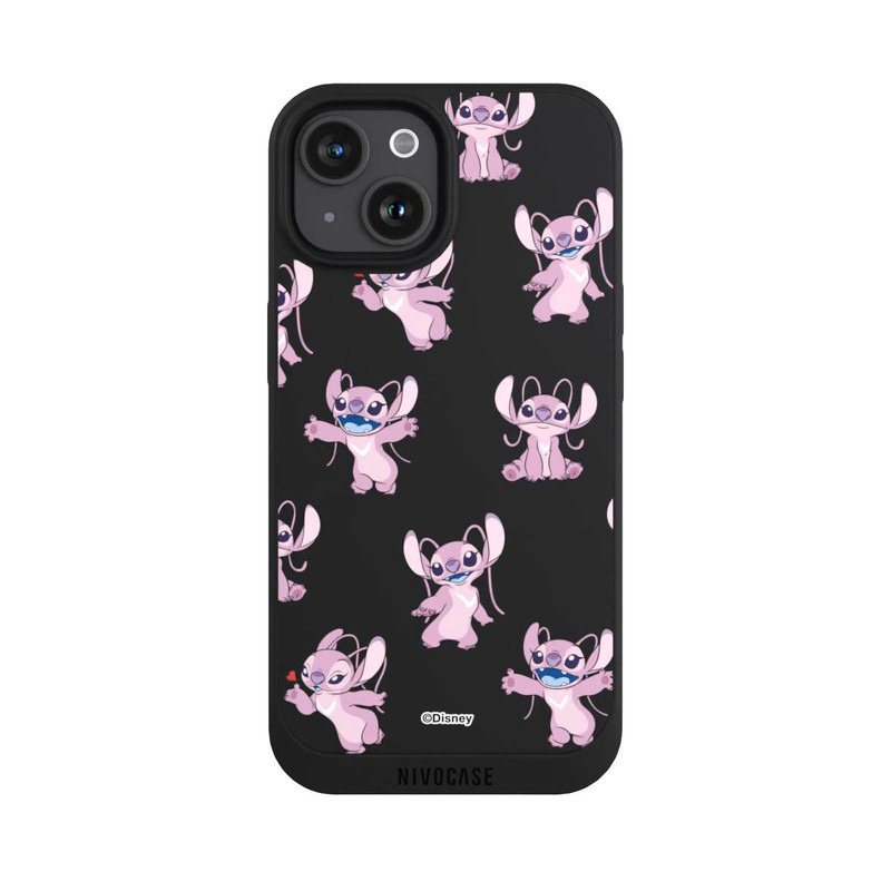iPhone 15 NIVOpure Angel Faces Pattern Transparent
