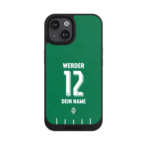 Apple iPhone 15 NIVOpure Werder Bremen Trikot Personalisierbar 25-26