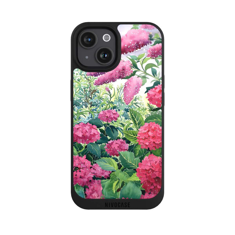 iPhone 15 NIVOpure Garden Hydrangeas and Buddleia by Christopher Ryland