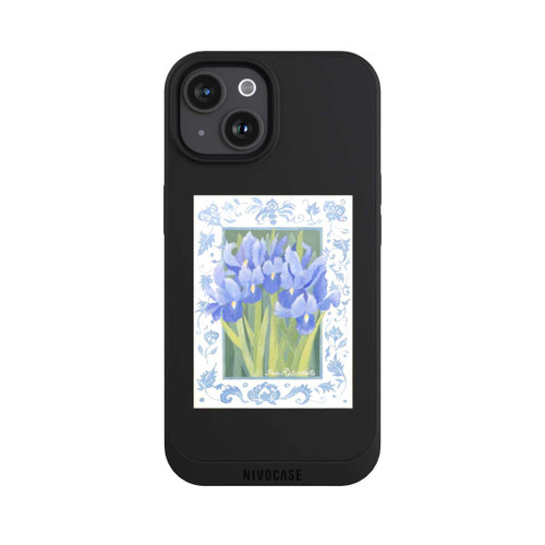 Apple iPhone 15 NIVOpure Blue Iris, by Jennifer Abbott