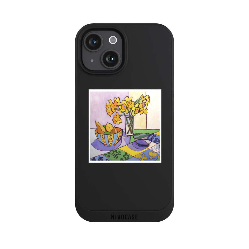 iPhone 15 NIVOpure Daffodil Patchwork, 2023, by Catherine J Martzloff