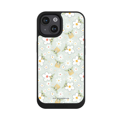 Apple iPhone 15 NIVOpure Baby Yoda Blumen Muster