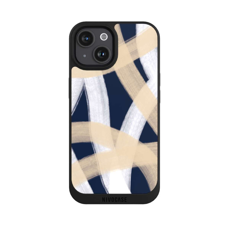 iPhone 15 NIVOpure Laced Up Beije Blue