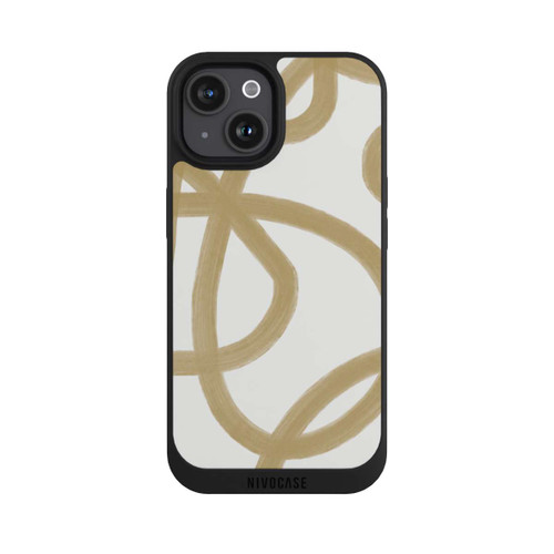 Apple iPhone 15 NIVOpure Laced Up Beije