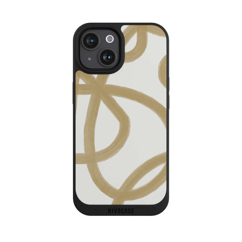 iPhone 15 NIVOpure Laced Up Beije