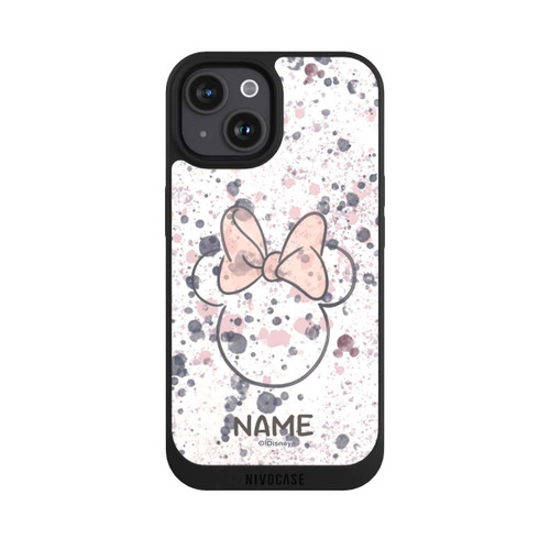 Apple iPhone 15 NIVOpure Minnie Watercolor Personalisierbar