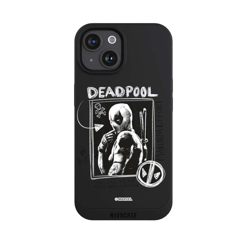 iPhone 15 NIVOpure Deadpool Transparent