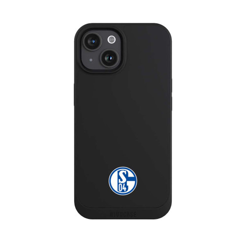 Apple iPhone 15 NIVOpure FC Schalke 04 Logo Klein Transparent