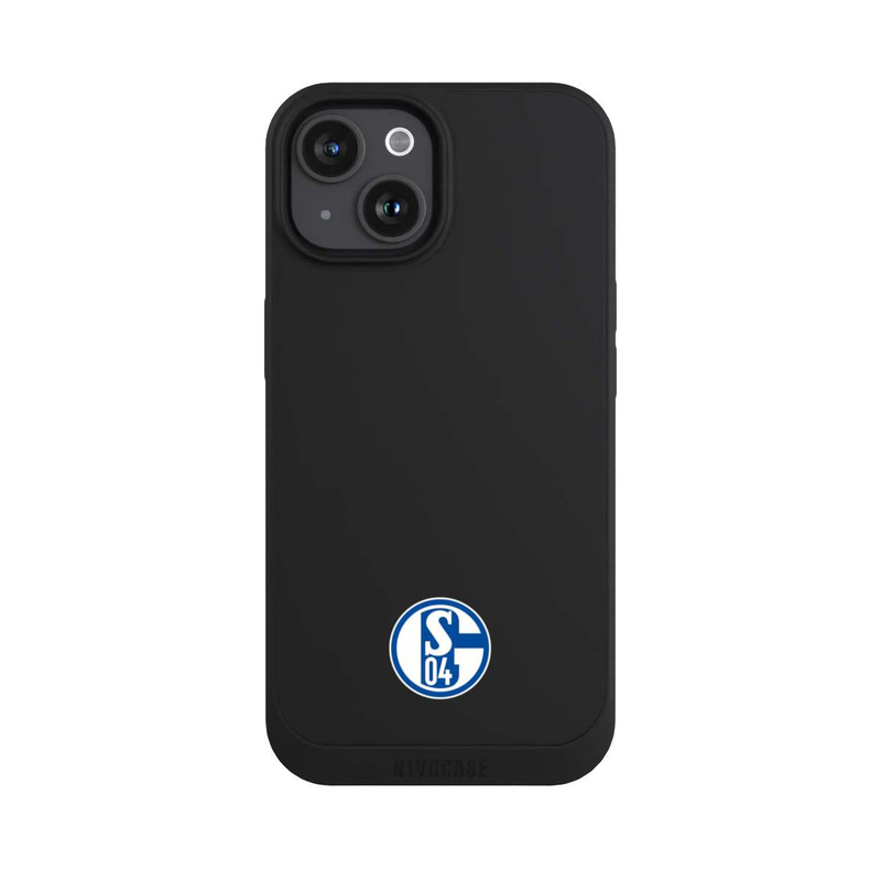 iPhone 15 NIVOpure FC Schalke 04 Logo Klein Transparent