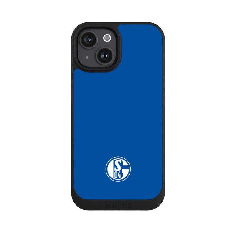 iPhone 15 NIVOpure FC Schalke 04 Logo Blau