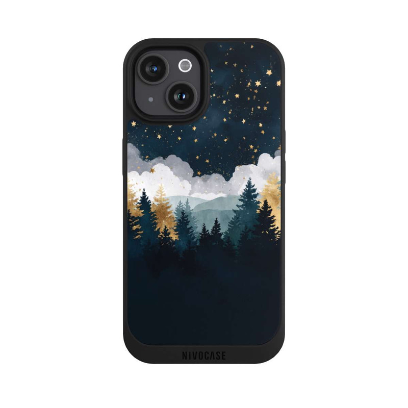 iPhone 15 NIVOpure Forêt Nocturne Indigo