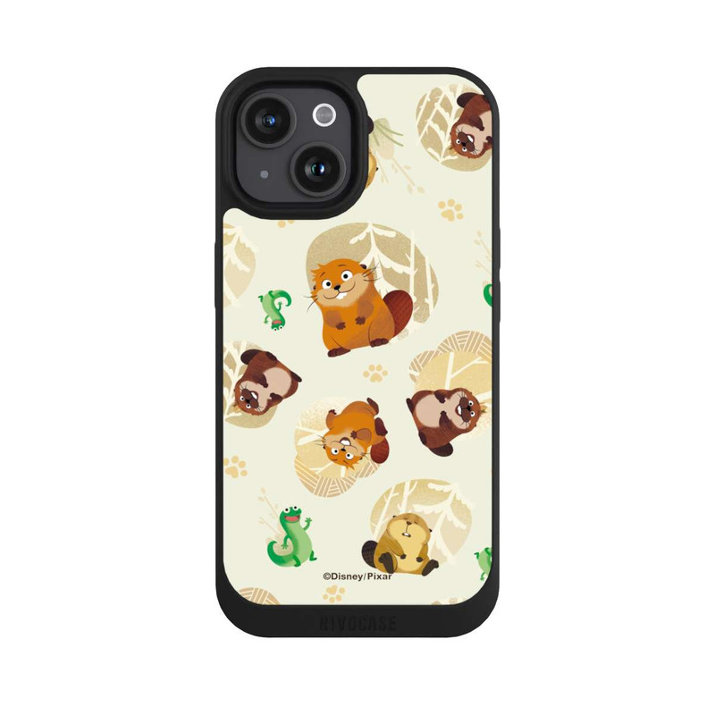 iPhone 15 NIVOpure Hoppers Muster Gelb