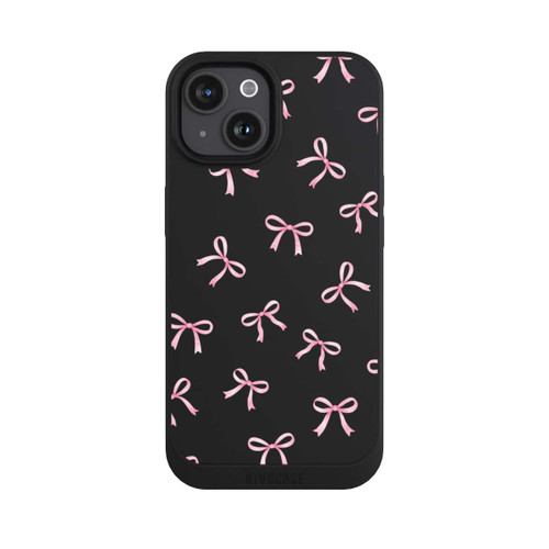 Apple iPhone 15 NIVOpure Rosa Schleifen transparent mit KI