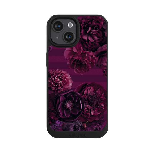Apple iPhone 15 NIVOpure Majestic Baroque Blossom Dream Burgundy Pink mit KI