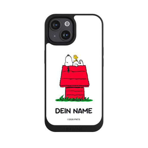 Apple iPhone 15 NIVOpure Snoopy and Woodstock Classic Personalisierbar