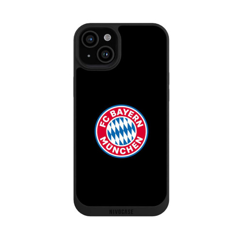 Apple iPhone 15 Plus NIVOpure FCB Logo auf Schwarz