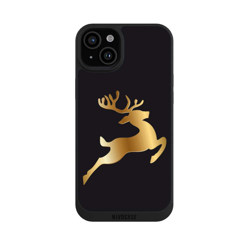 iPhone 15 Plus NIVOpure Gold Reindeer