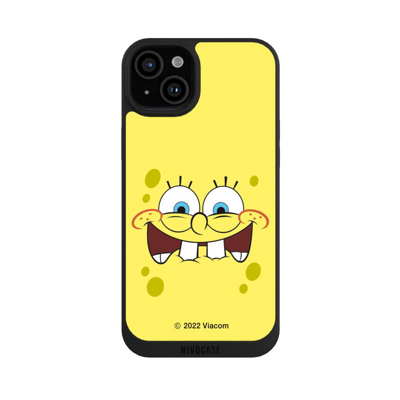 iPhone 15 Plus NIVOpure Spongebob - Nahaufnahme
