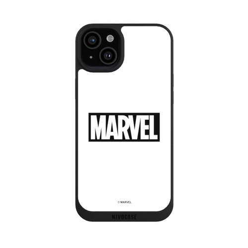 Apple iPhone 15 Plus NIVOpure Marvel Logo White
