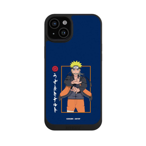 Apple iPhone 15 Plus NIVOpure Naruto Kampfposition Blau