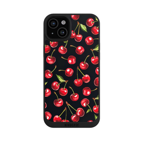 Apple iPhone 15 Plus NIVOpure Kirschmuster Schwarz mit KI