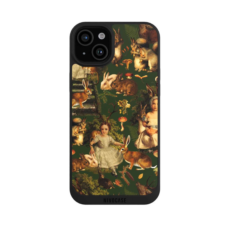 iPhone 15 Plus NIVOpure Mädchen und Tiere im Wald