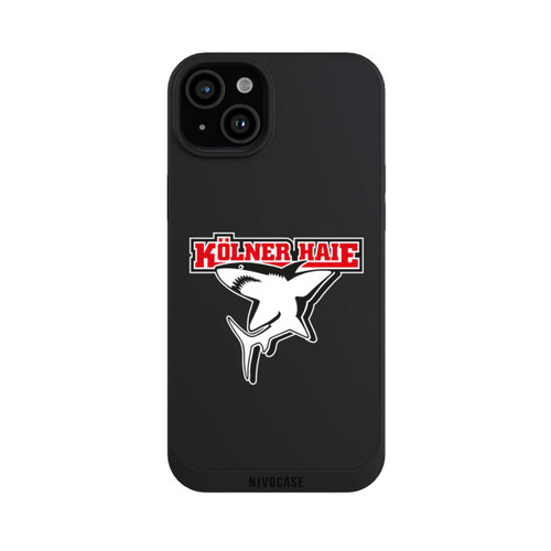 Apple iPhone 15 Plus NIVOpure Kölner Haie Logo Transparent