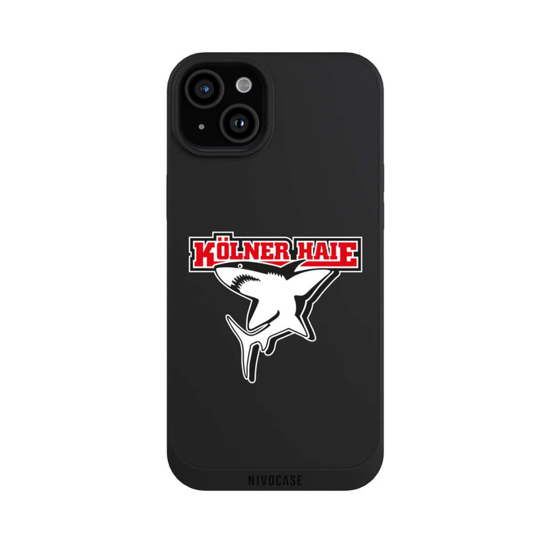iPhone 15 Plus NIVOpure Kölner Haie Logo Transparent