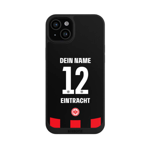 Apple iPhone 15 Plus NIVOpure Eintracht Frankfurt Trikot Personalisierbar 25-26