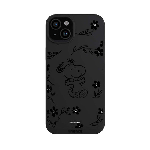 Apple iPhone 15 Plus NIVOpure Snoopy und Flowers Transparent
