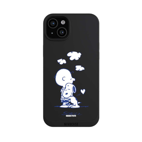Apple iPhone 15 Plus NIVOpure Peanuts Charlie Brown Snoopy Hug Transparent